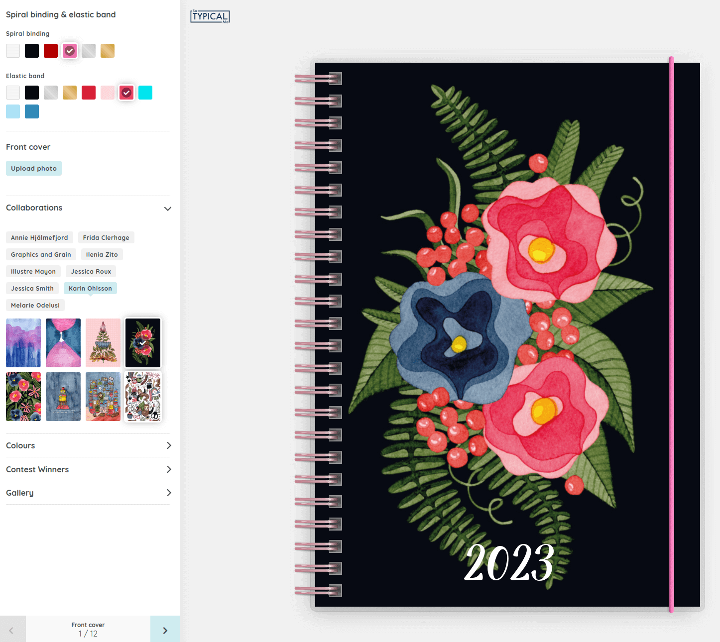 Screenshot of a cover