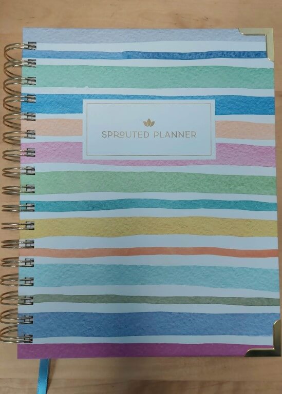 Cover of the weekly horizontal Sprouted Planner